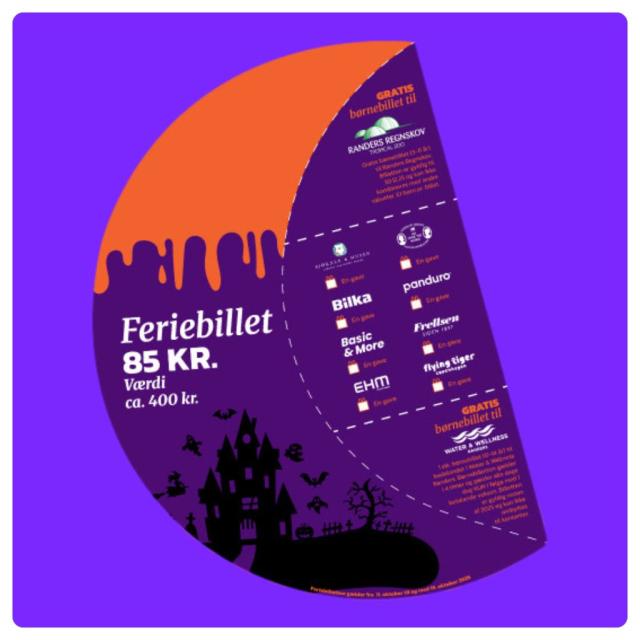 Feriebillet i efterårsferien i Randers Storcenter